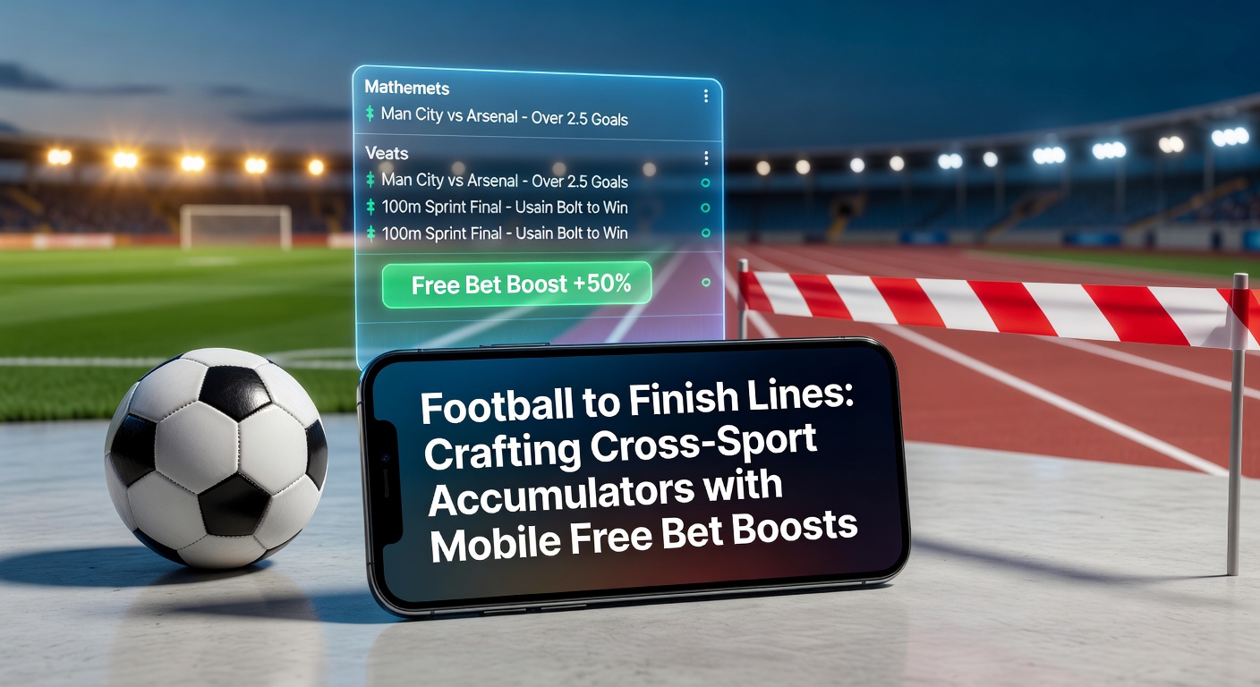 Dynamic fusion of a soccer goal celebration merging into a horse racing finish line sprint, symbolizing cross-sport betting excitement