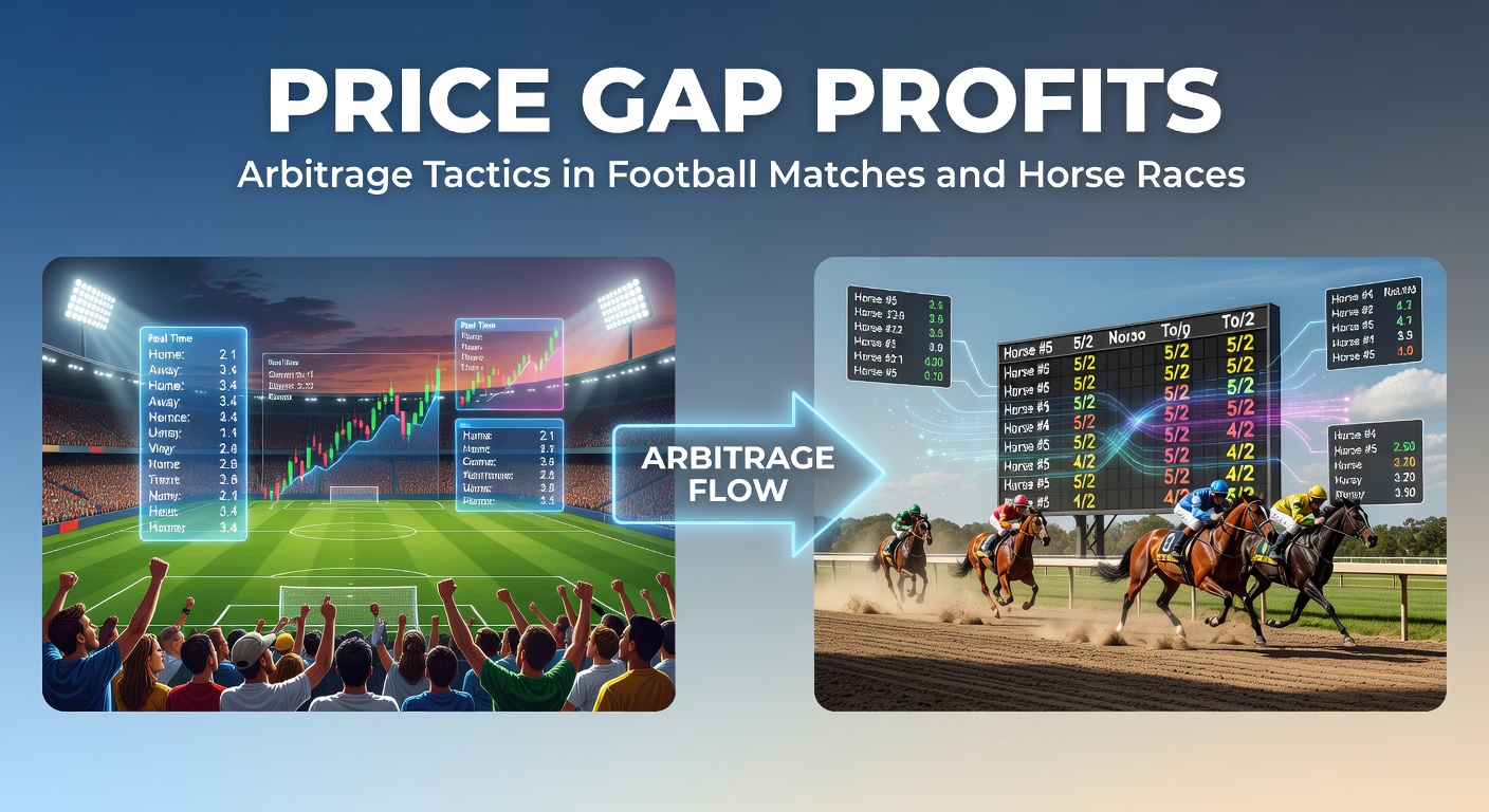 Digital display showing fluctuating odds across multiple bookmaker screens during a live soccer match, highlighting price gaps ripe for arbitrage